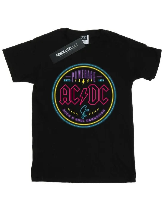 AC/DC Boys Circle Neon T-Shirt