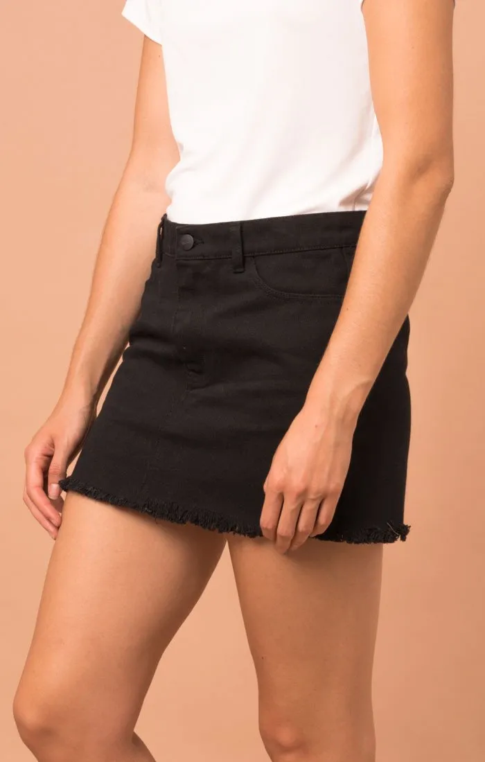 Afends Womens Coupe - Denim Skirt