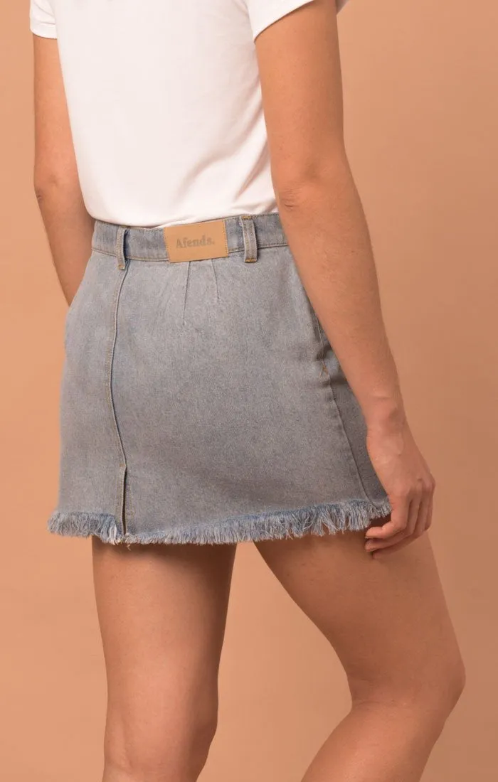 Afends Womens Coupe - Denim Skirt