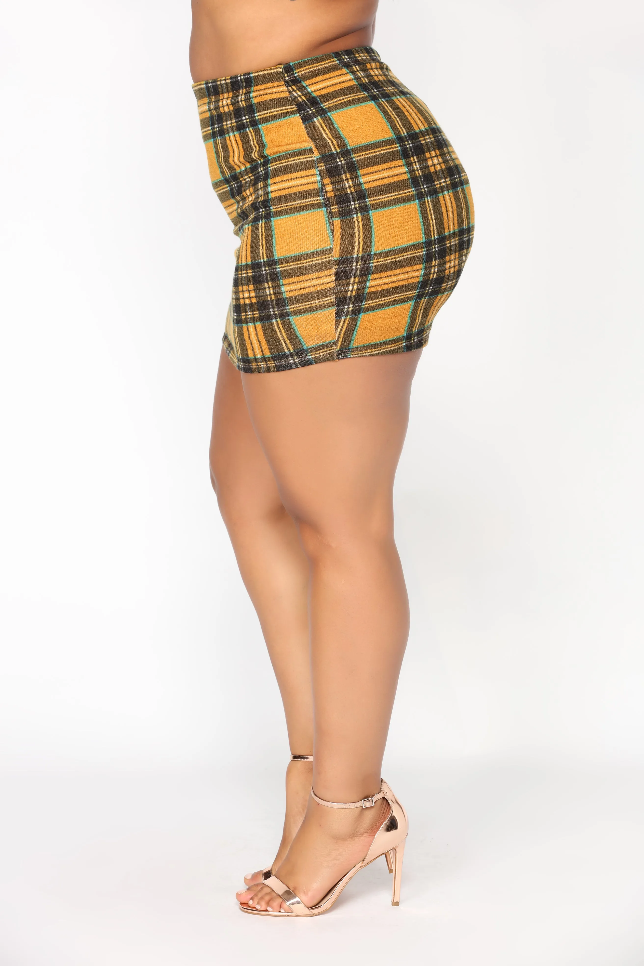 Attendance Skirt Set - Mustard/Multi