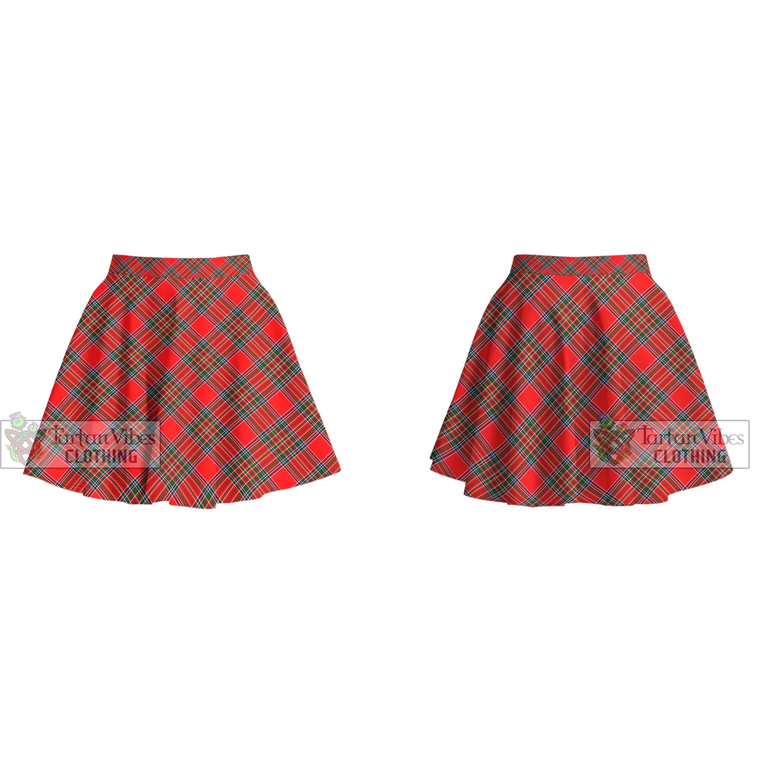 Binning Tartan Women's Plated Mini Skirt