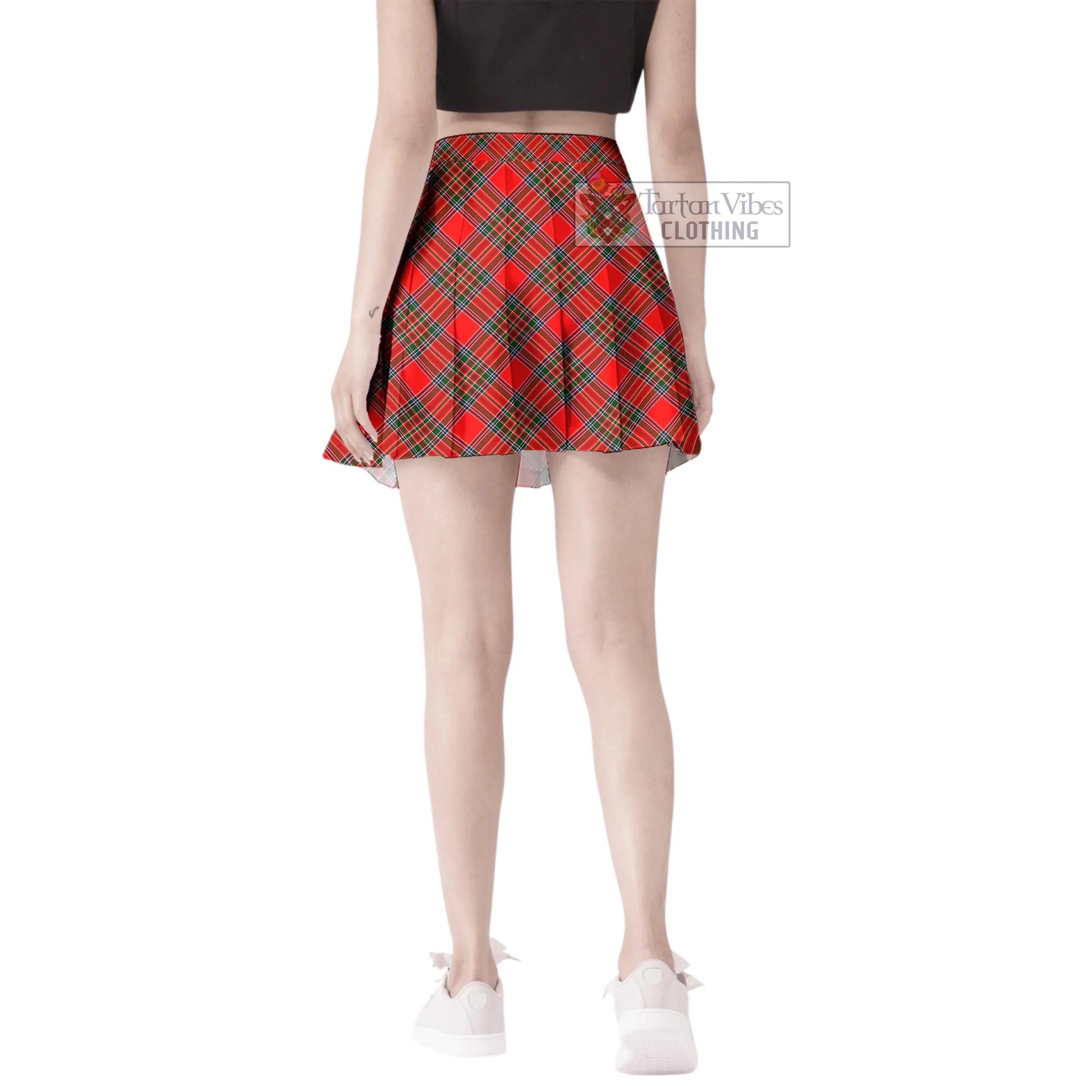 Binning Tartan Women's Plated Mini Skirt