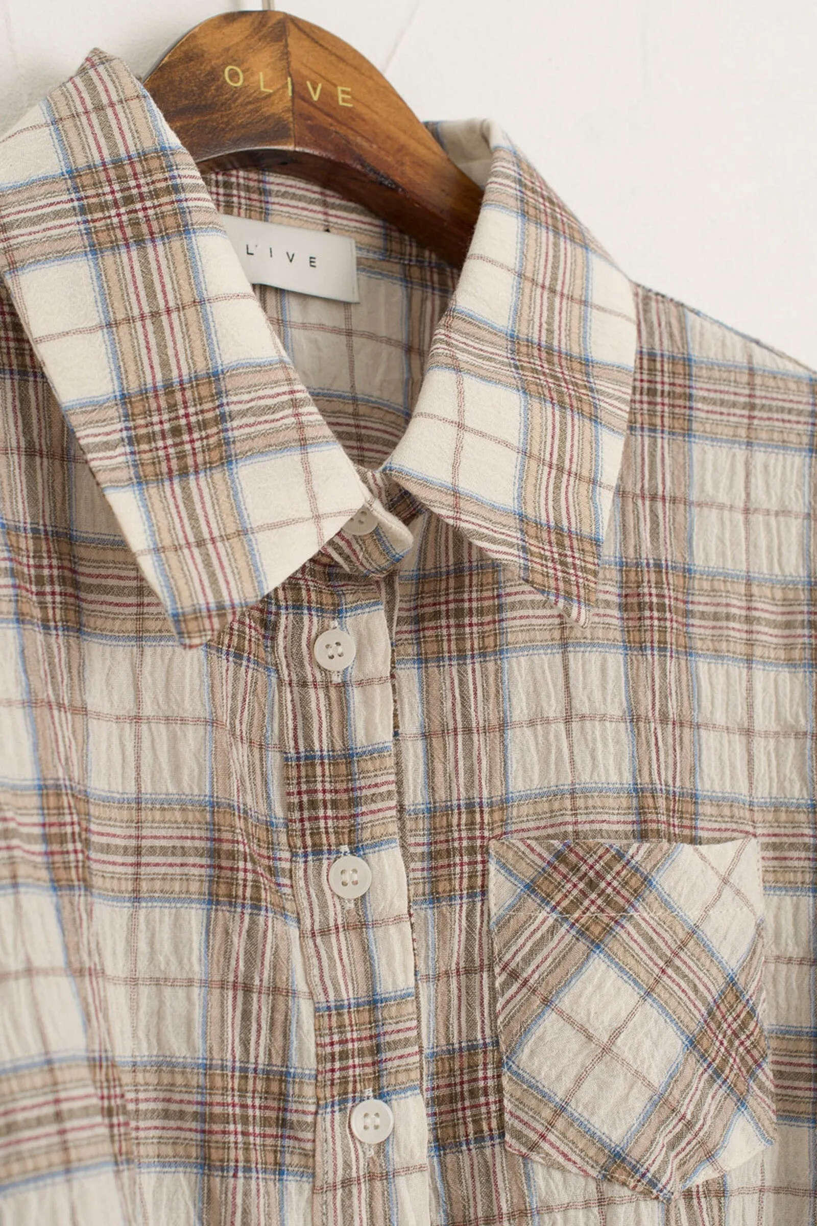 Boxy Check Shirt