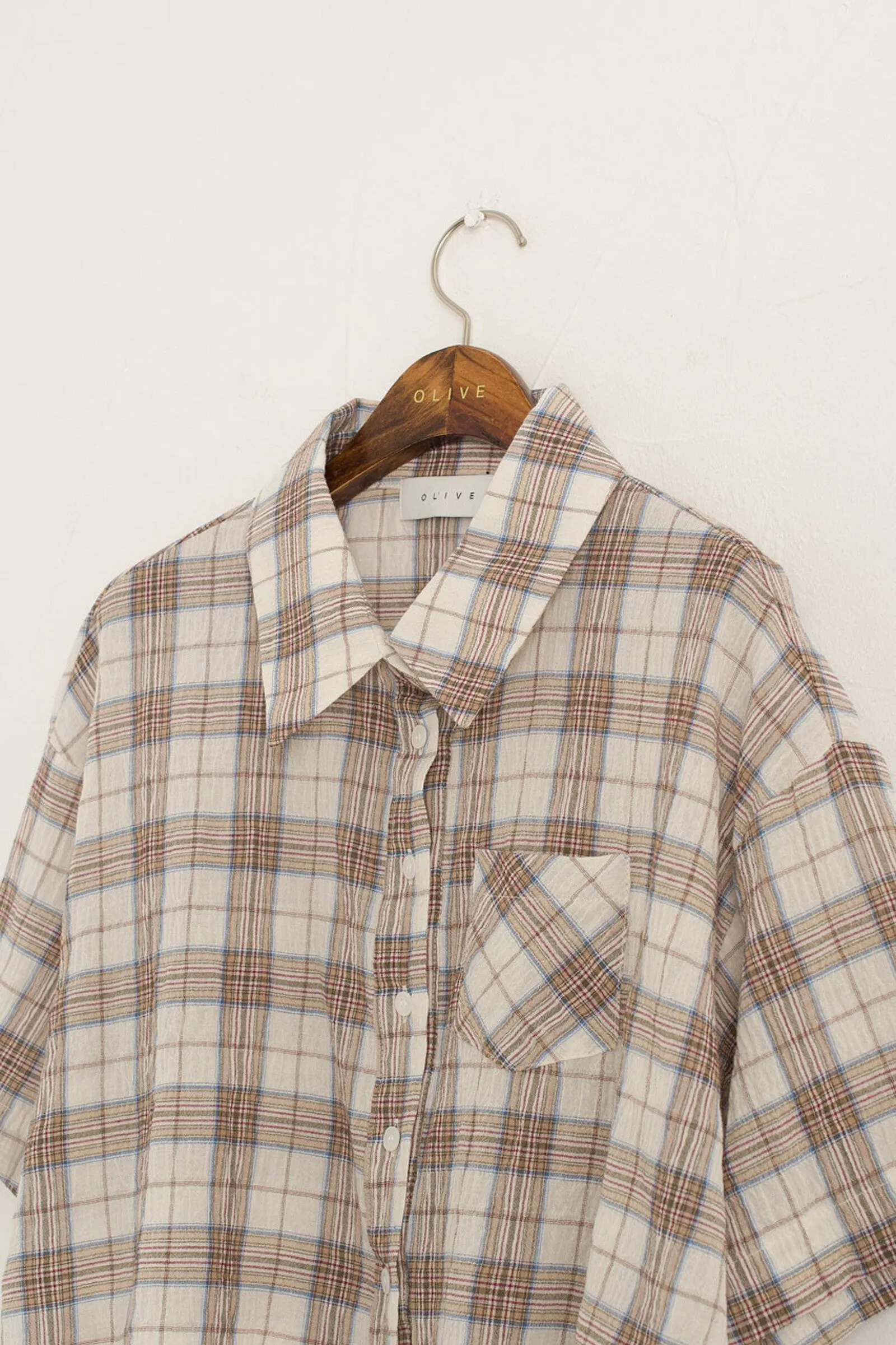Boxy Check Shirt