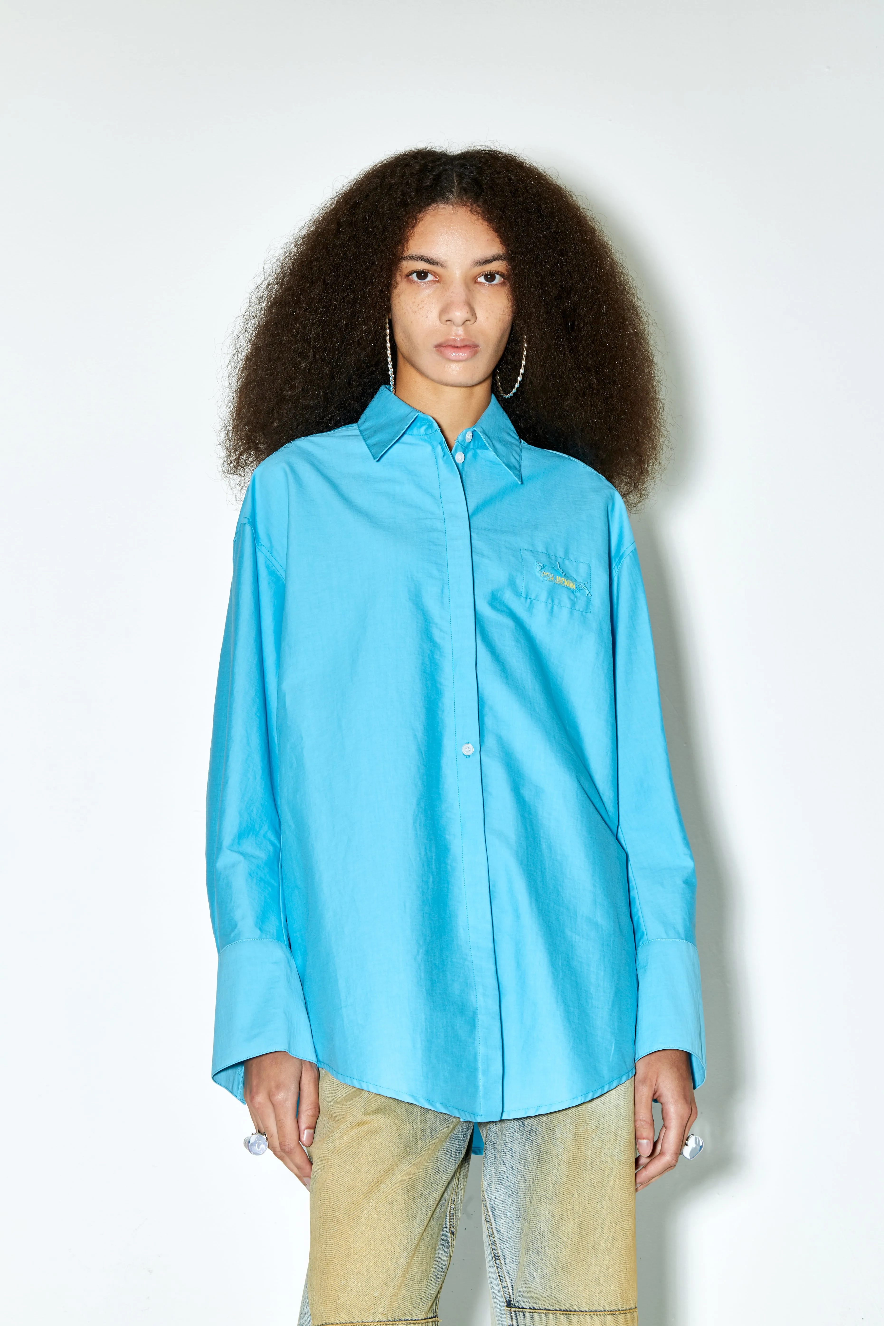 CAREL shirt turquoise
