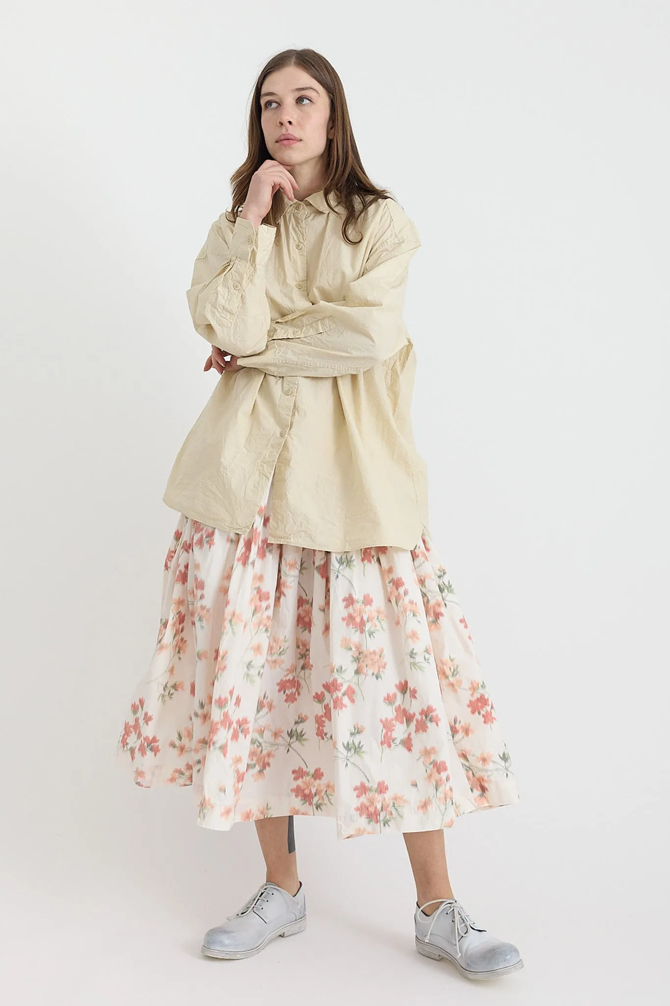 Casey Casey - Double Rideau Skirt - Ikat