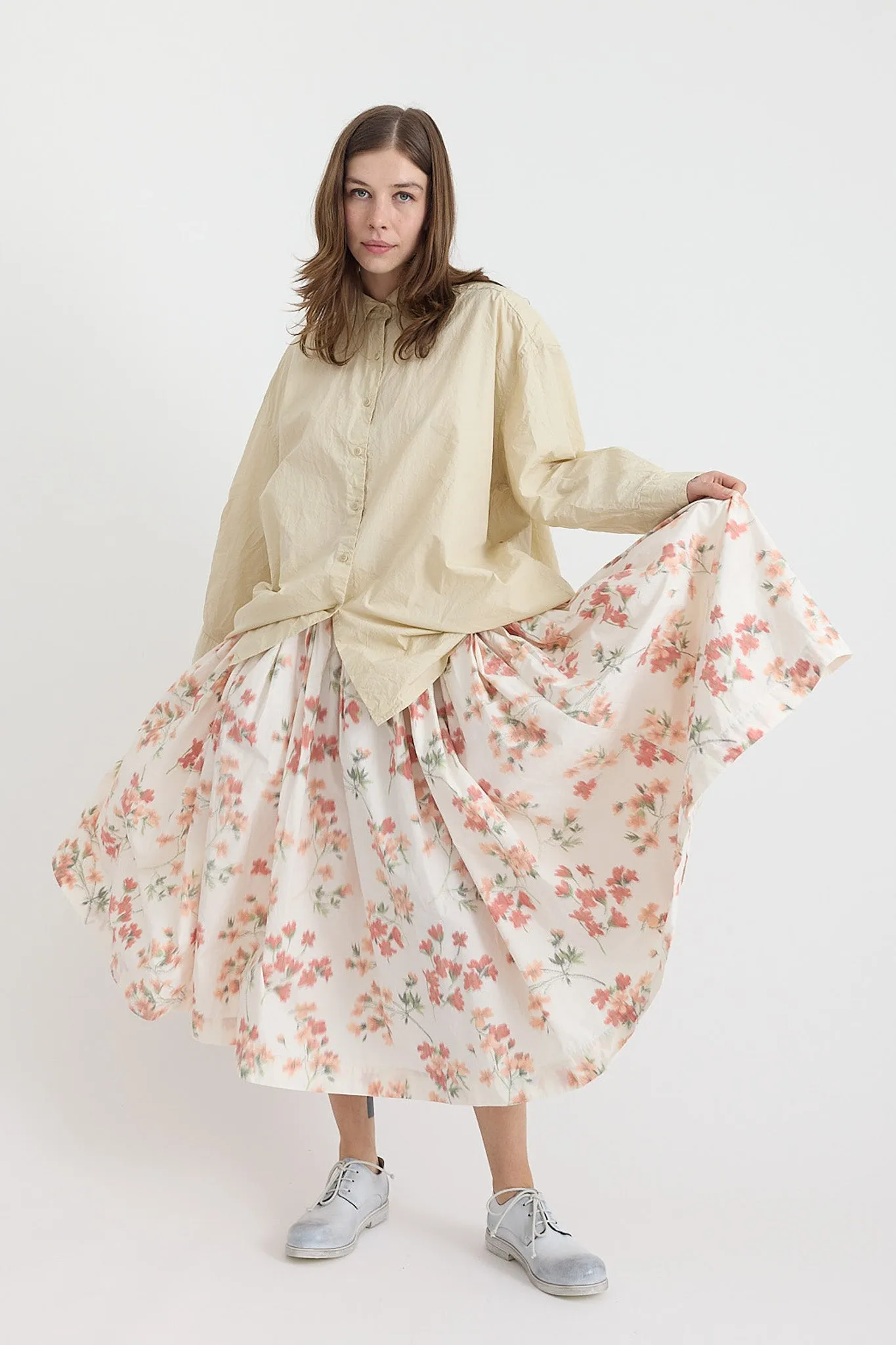 Casey Casey - Double Rideau Skirt - Ikat