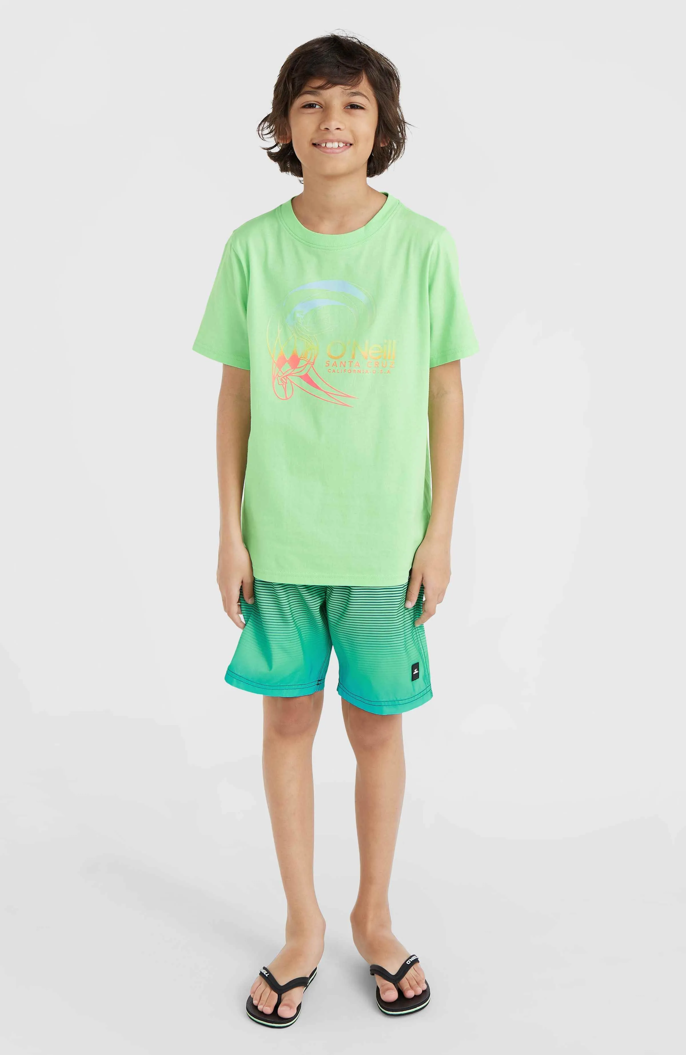 Circle Surfer T-Shirt | Neon Green