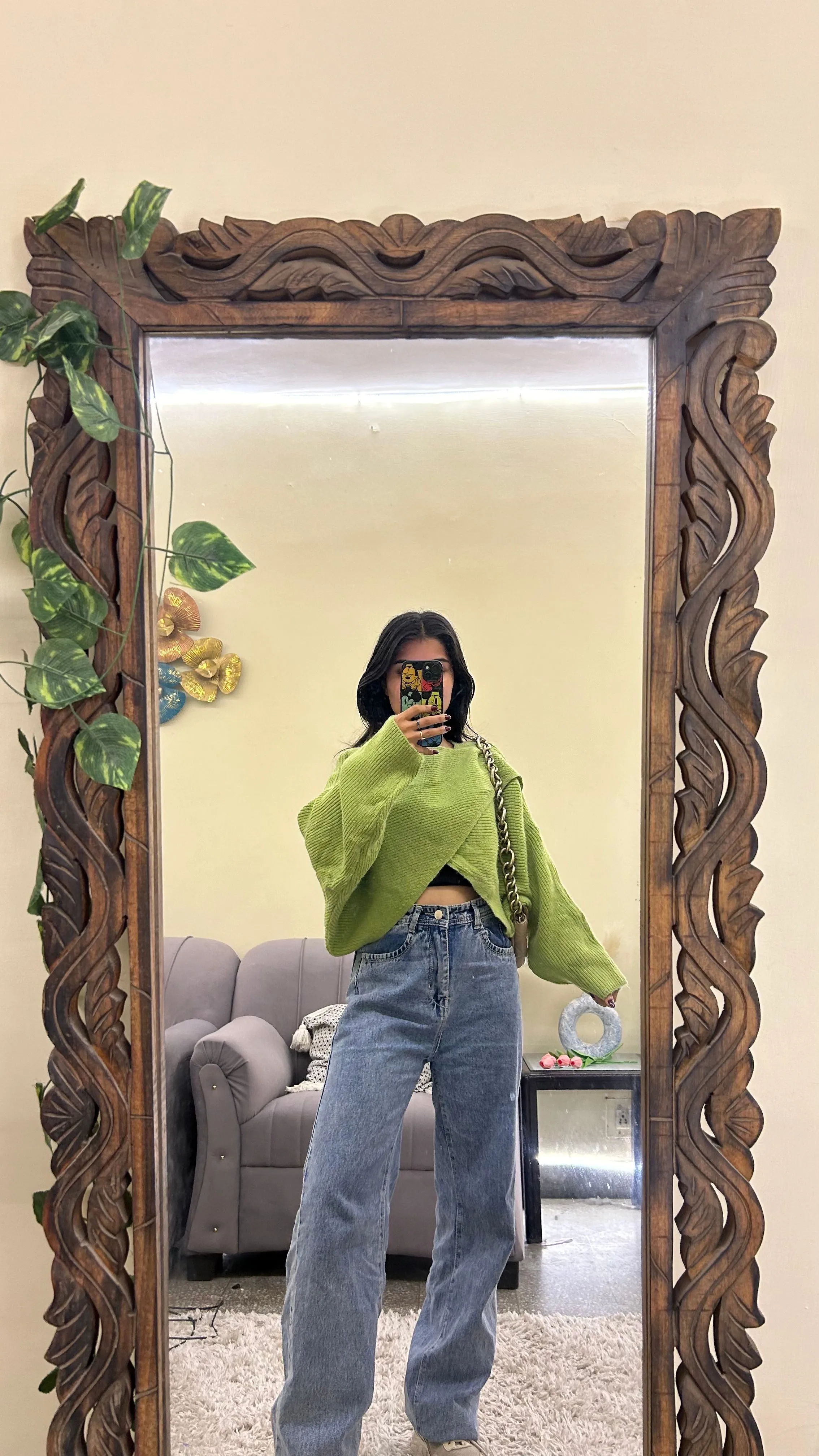 Coved up sweater L