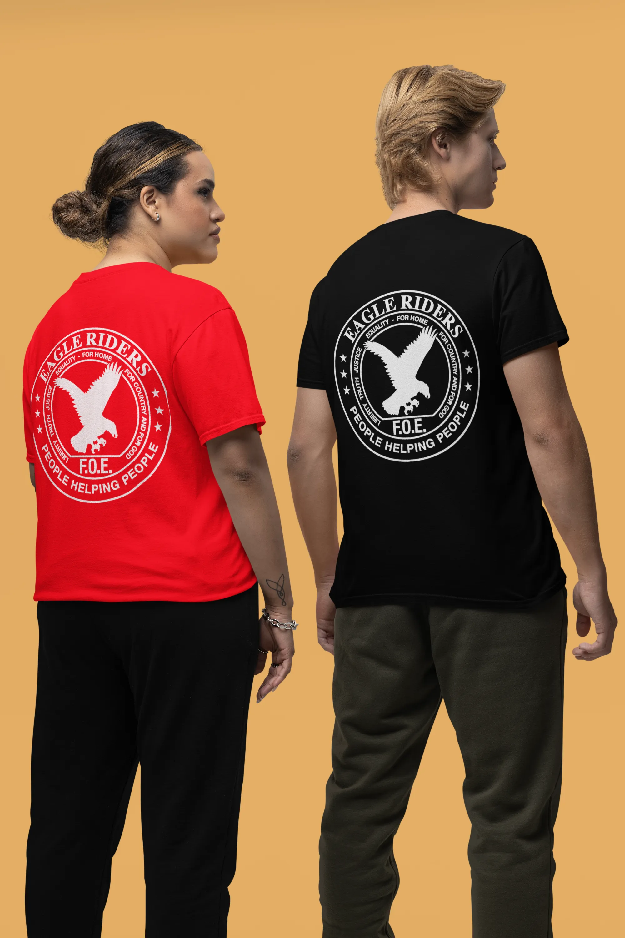 Eagle Riders Double Sided Beefy Pocket T-Shirt (#37)