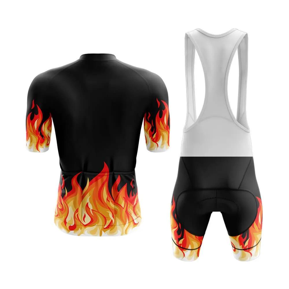 Elemental Fire (Black) Aero Cycling Kit