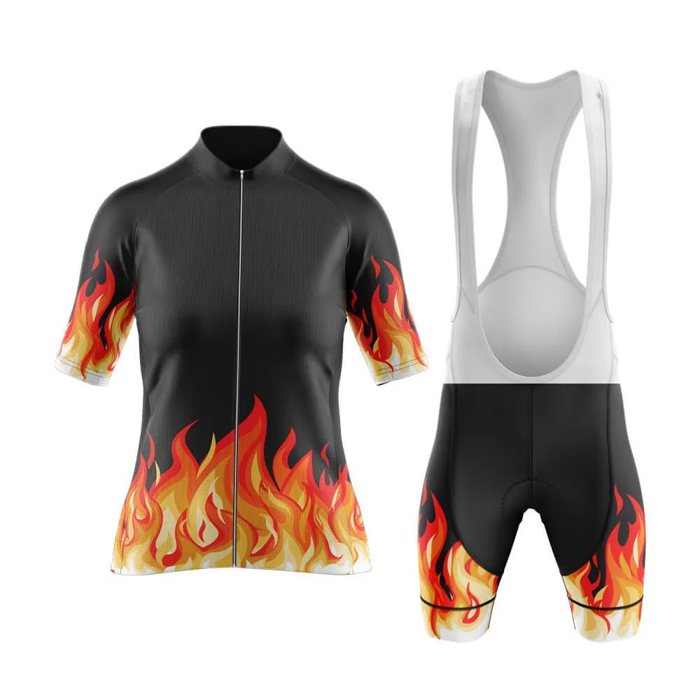 Elemental Fire (Black) Aero Cycling Kit