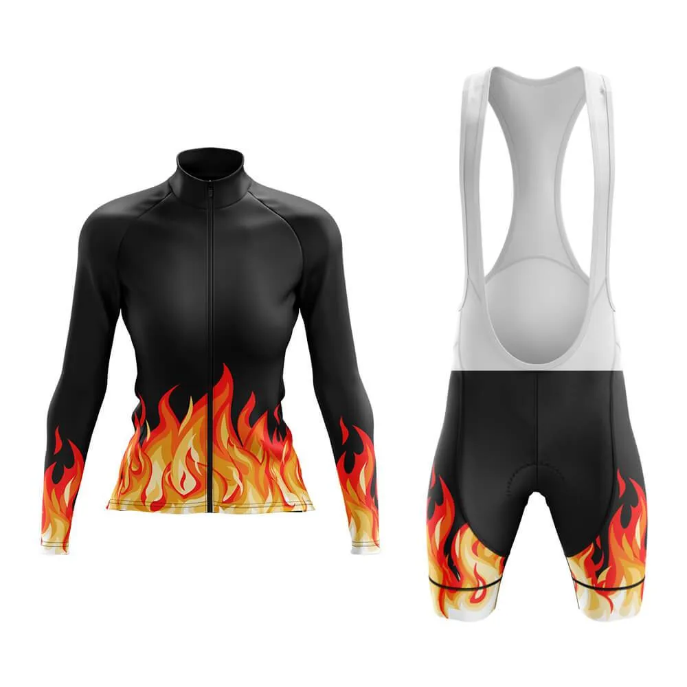 Elemental Fire (Black) Aero Cycling Kit