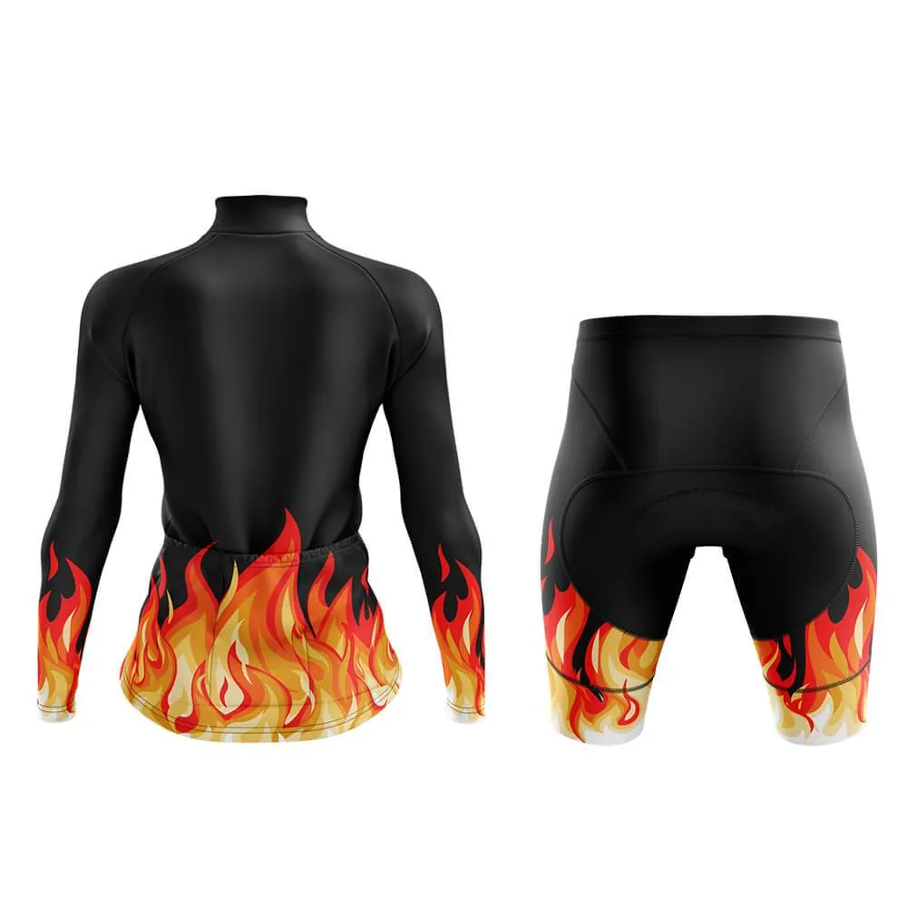 Elemental Fire (Black) Aero Cycling Kit
