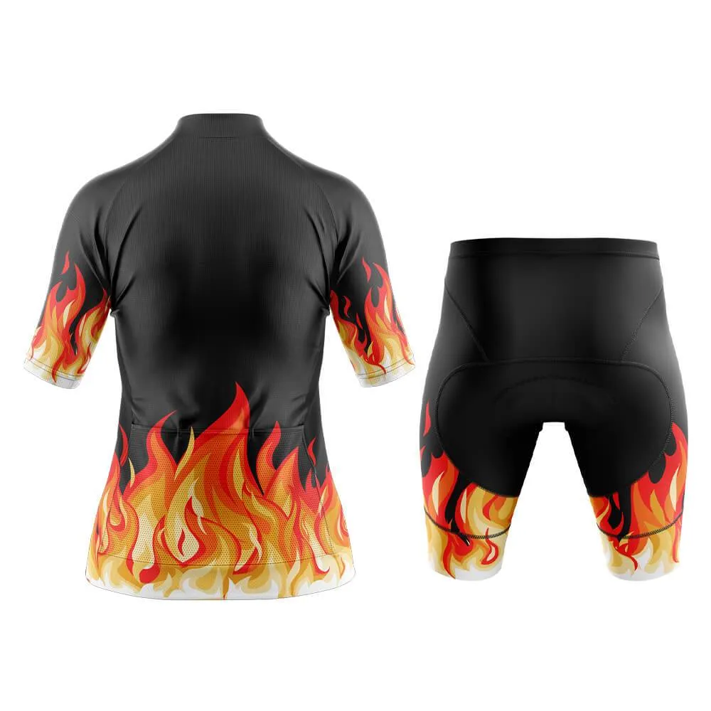 Elemental Fire (Black) Aero Cycling Kit