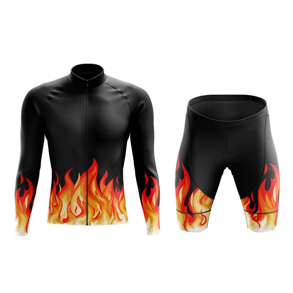 Elemental Fire (Black) Aero Cycling Kit