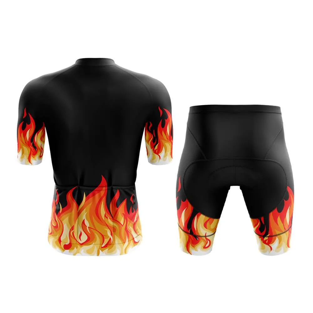Elemental Fire (Black) Aero Cycling Kit
