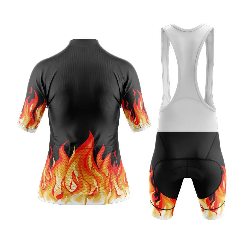 Elemental Fire (Black) Aero Cycling Kit