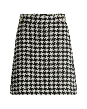 Hugo Vupita Houndstooth Mini Skirt