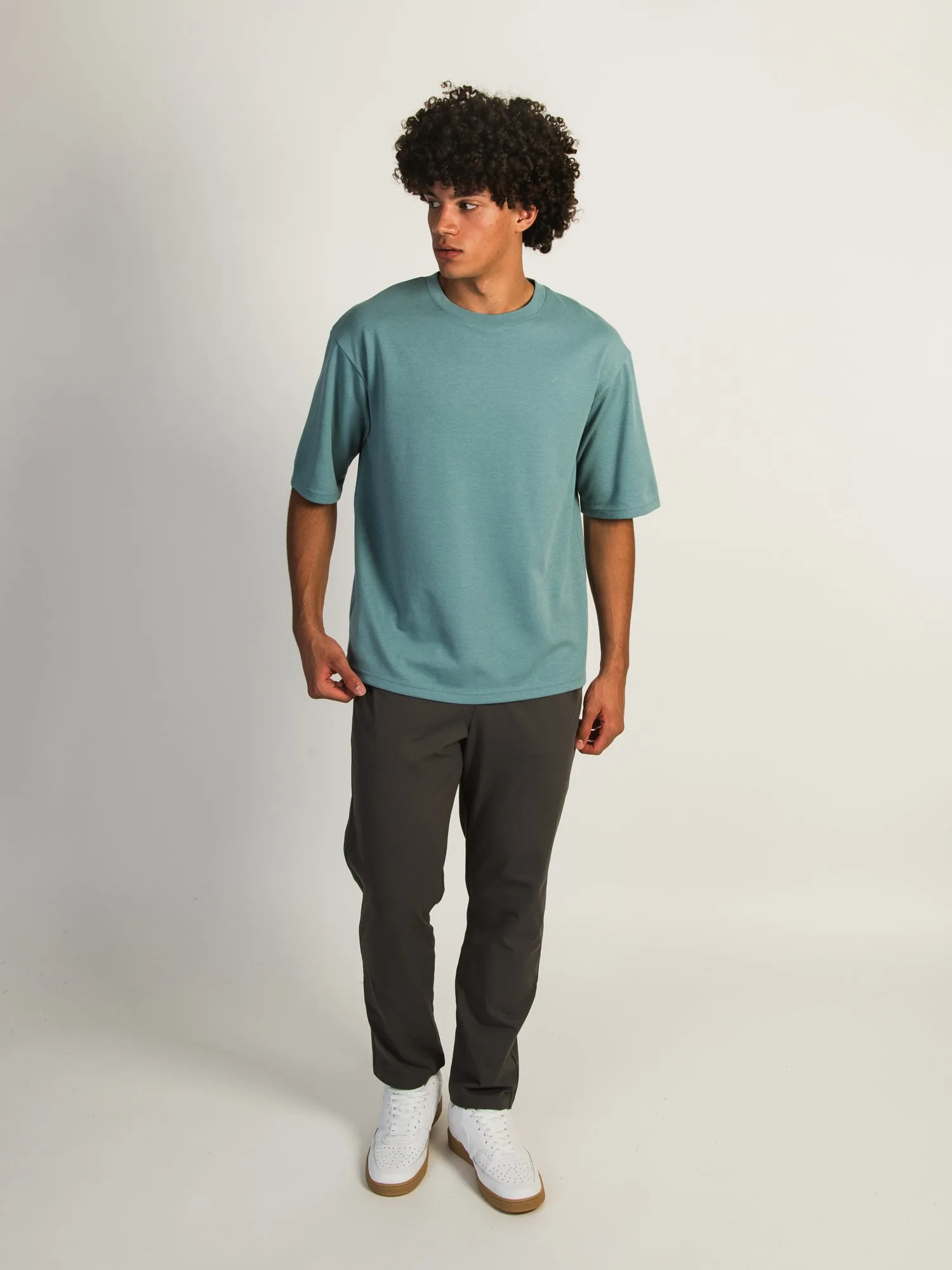 KOLBY STRETCH PULL ON PANT - CHARCOAL