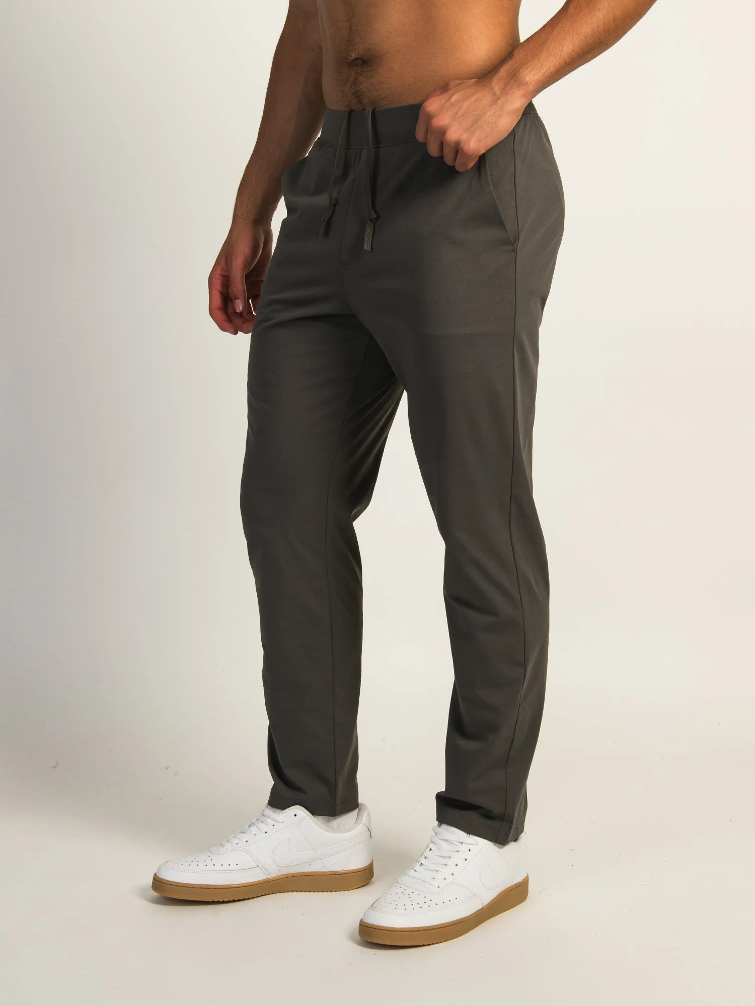 KOLBY STRETCH PULL ON PANT - CHARCOAL