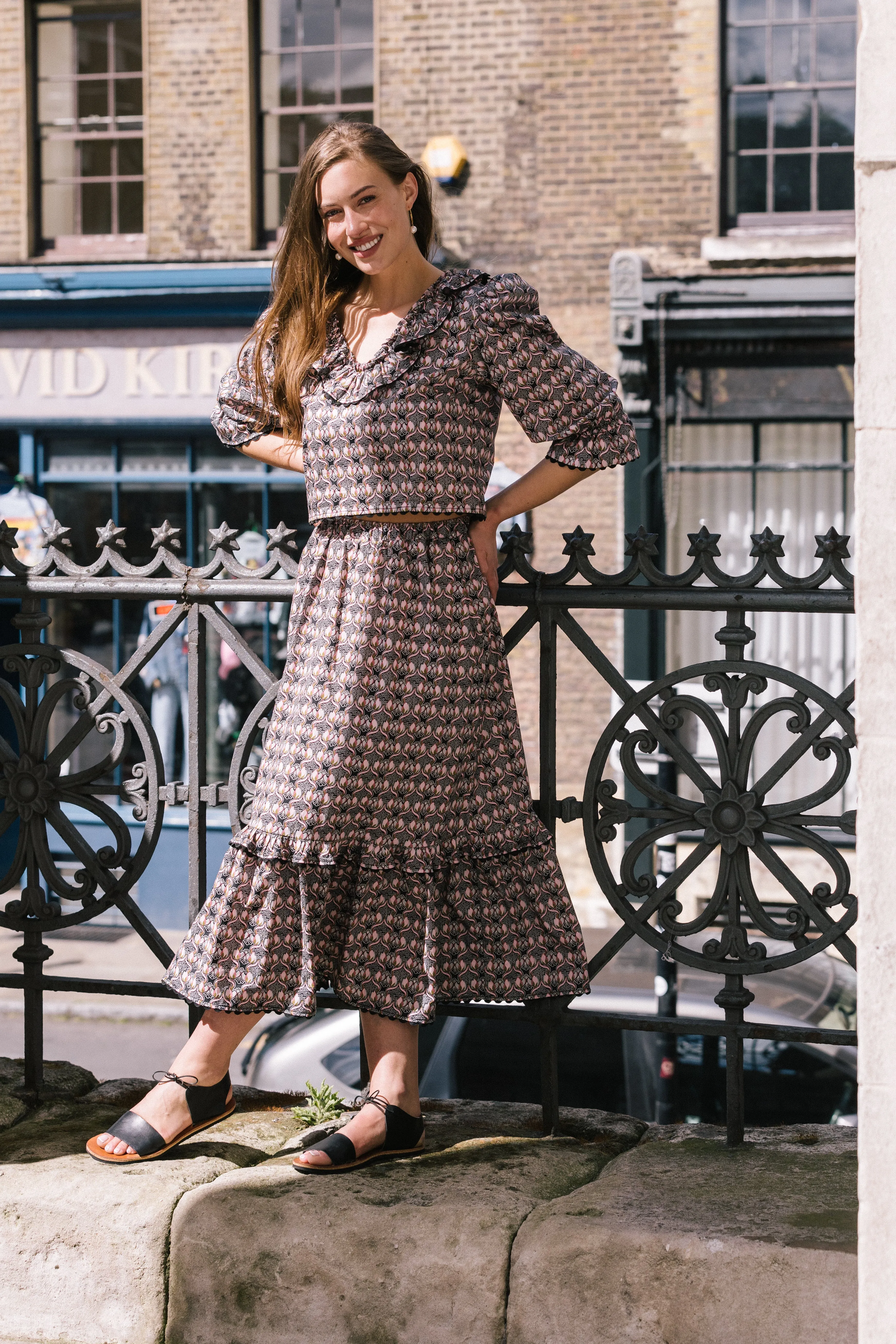 Lotus Floral Skirt by The Well Worn