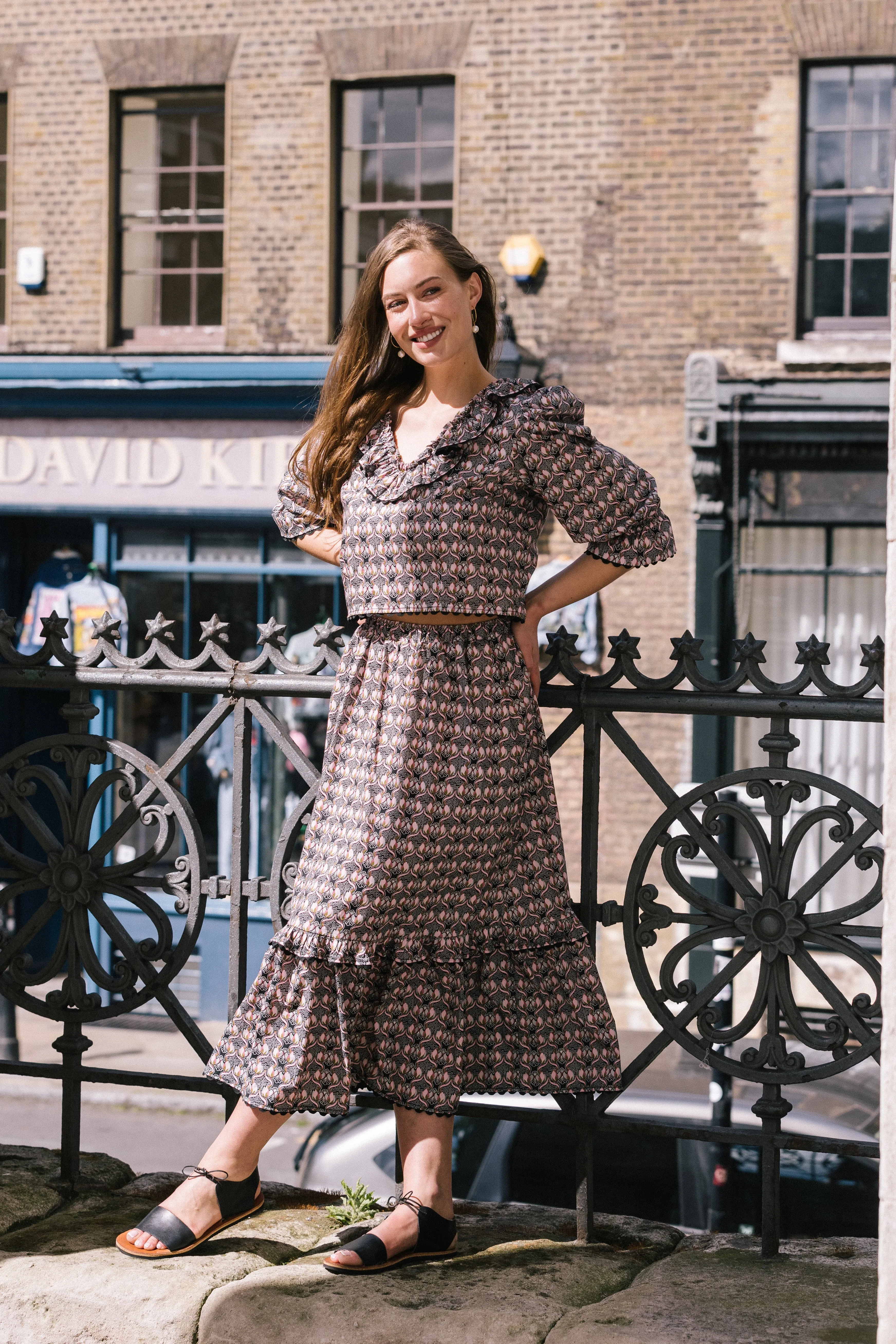 Lotus Floral Skirt by The Well Worn