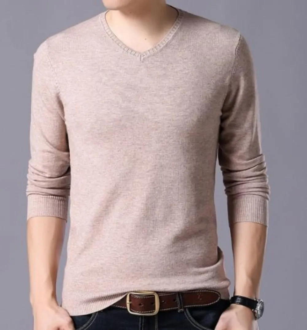 Mens V-Neck Sweater