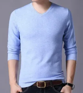 Mens V-Neck Sweater