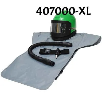 Nova 2000 Sandblasting Helmet with Air Flow Control made by RPB in the USA