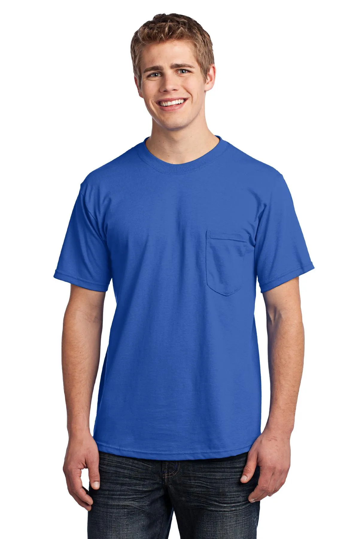 Port & Company® - All-American Pocket Tee. USA100P