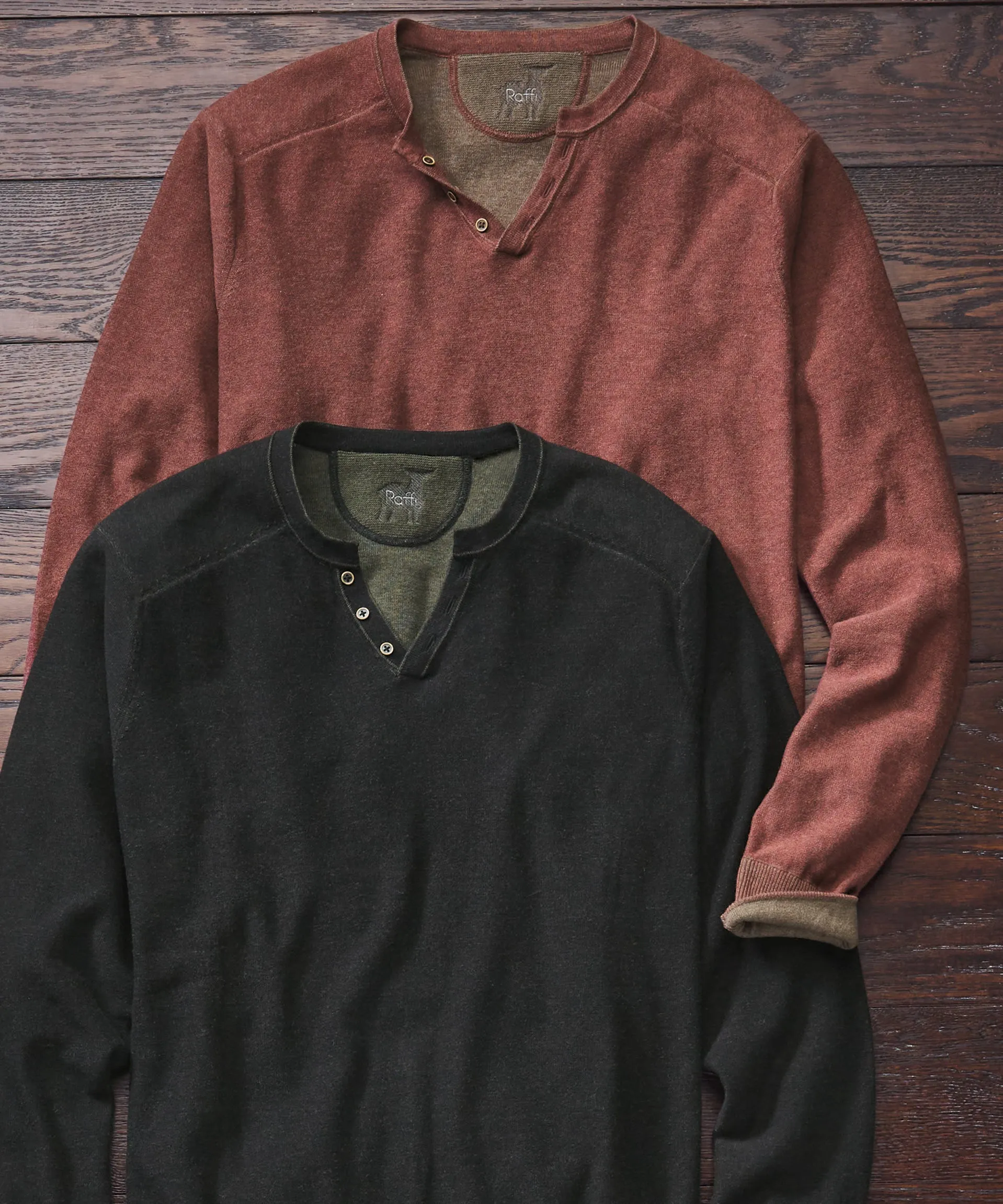 Raffi Reversible Vanise Cotton Venley Shirt