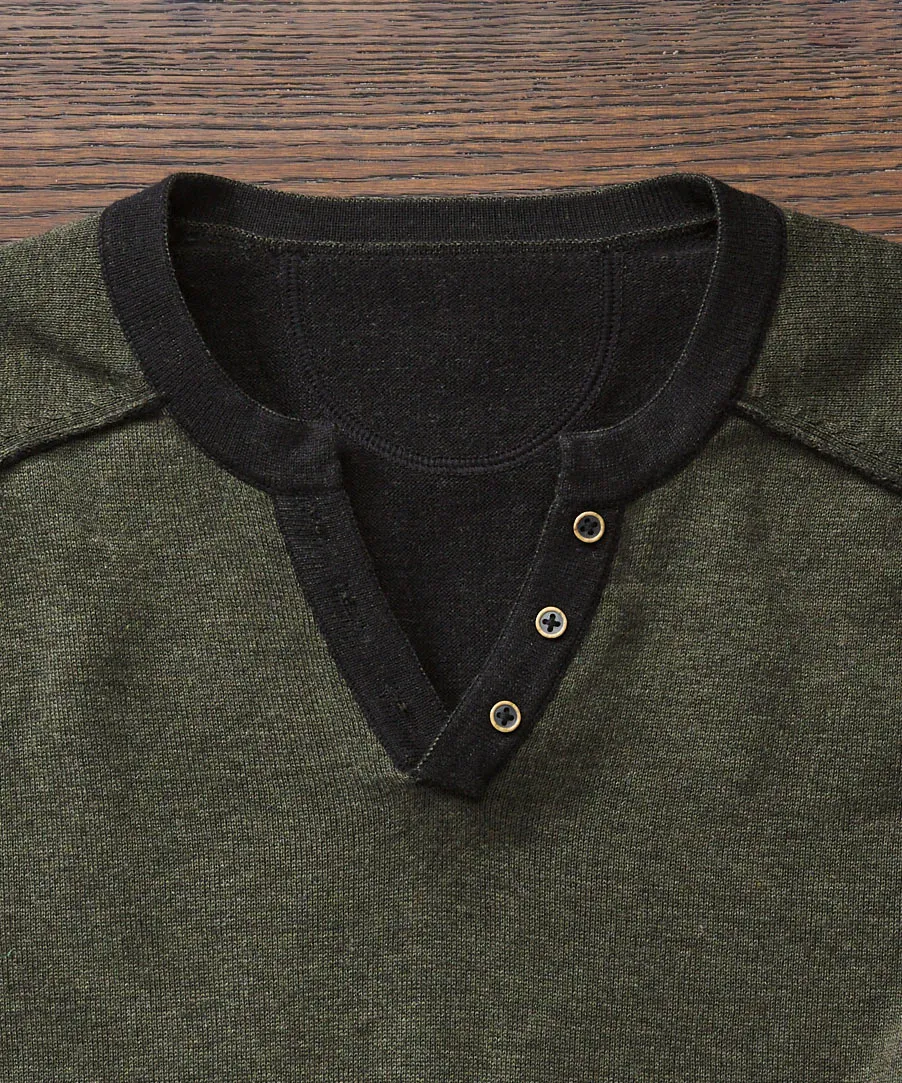 Raffi Reversible Vanise Cotton Venley Shirt