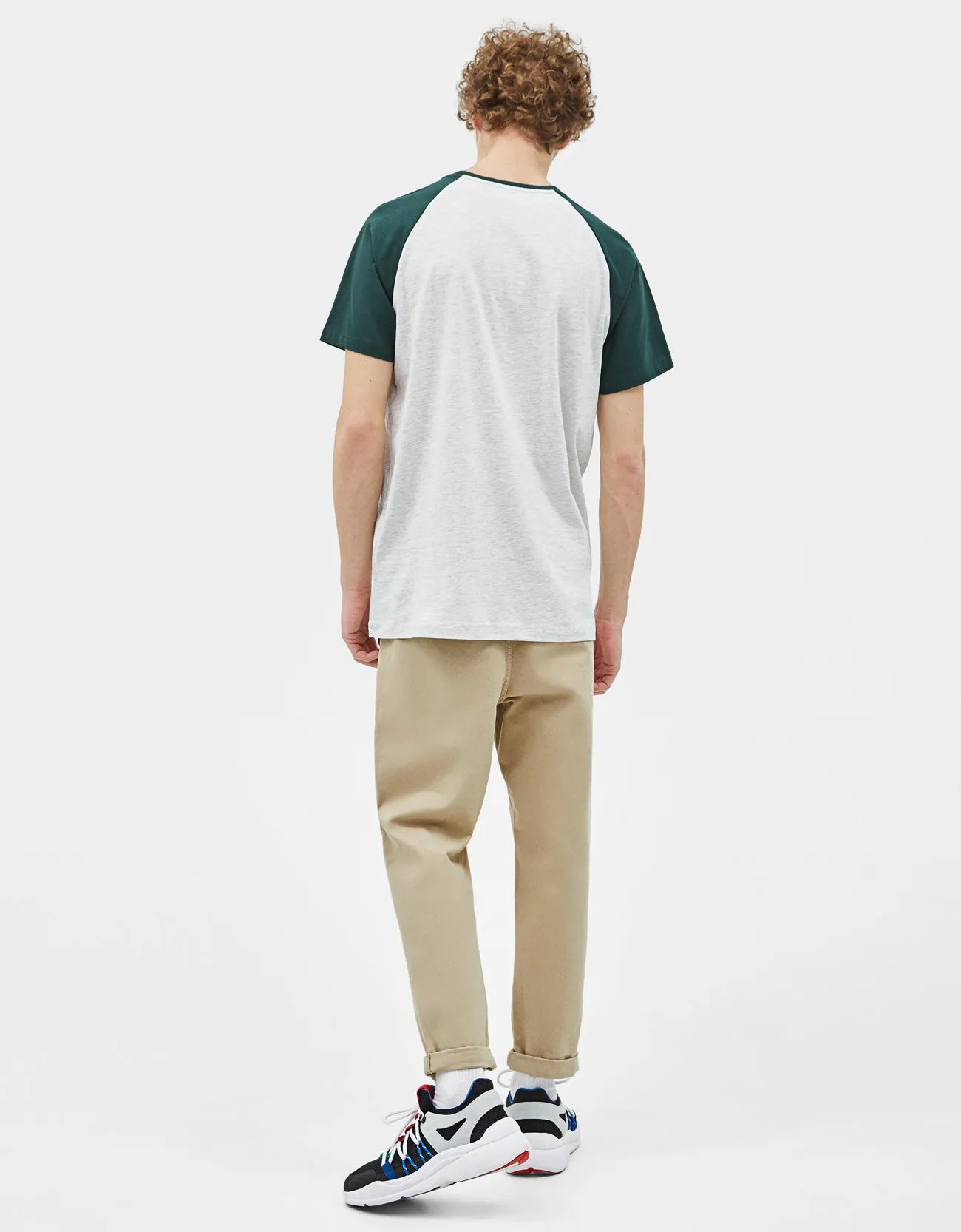 Raglan baseball-style T-shirt