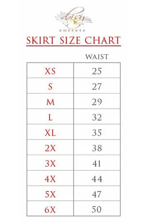 Rainbow Polka Dots Print Stretch Lycra Skirt by Daisy Corsets in Size XS, S, M, L, XL, 2X, 3X, 4X, 5X, or 6X